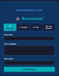 Invio messaggi web